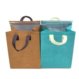 Colorful Non-Woven Thermal Tote Pouch <b>Insulated</b> Food & Drink Takeaway <b>Cooler</b> <b>Bag</b> with Cartoon Pattern for Lunch <b>Bag</b> - Product Image 1