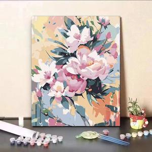 Dipinto Digitale Fai-da-Te Moderno, Paesaggio con <span class=keywords><strong>Tulipani</strong></span> e Rose, Alta Qualità, Dimensioni Personalizzabili, Arte per Soggiorno - Product Image 2