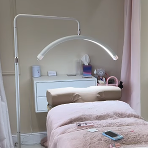 Lámpara de luz de media luna profesional de 50W para <span class=keywords><strong>tatuaje</strong></span> de extensión de pestañas 28 pulgadas LED ceja artista salón de belleza uso aluminio - Product Image 3