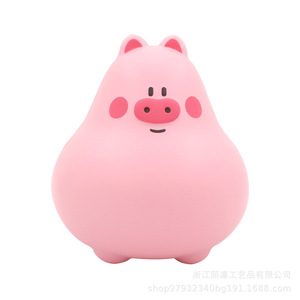 Pu Fidget Toy Pig Pink Slow <b>Rebound</b> Stress Relief Animal Figurine For Kids 8 13 Years Unisex - Product Image 2