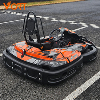 Vortkart Go Karts Eléctricos de Alquiler Comercial de Bajo Tiempo de Inactividad con Luz Go-Kart Eléctrico para Exteriores para Adultos y Niños