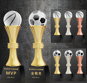 Trofeo de Fútbol Personalizado al por Mayor, Premio Mundial de Fútbol Dorado, Trofeo de Campeones Personalizado, Trofeo de Fútbol, Trofeo de Fútbol Soccer - Product Image 5