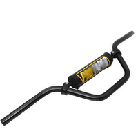 Guidon de moto en aluminium de 22 mm (7/8 po) avec barre transversale de protection pour Protaper Dirt Pit Bike ATV Quad KLX DRZ110 Motocross