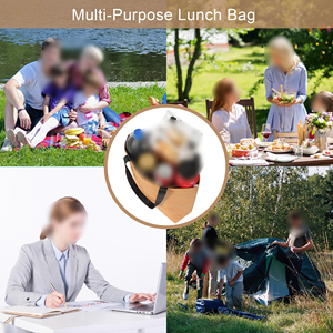 Wholesale Dupont Paper <strong>Tote</strong> <strong>Bag</strong> OEM ODM Tyvek Insulation Lining Cooler <strong>Bag</strong> Large Capacity Multi-Purpose Lunch <strong>Bag</strong> for Daily <strong>Use</strong> - Product Image 6