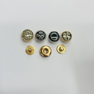 Oem biểu tượng tùy chỉnh kim loại Snap Nút Hợp kim kẽm nhấn nút với Shank phong cách cho hồi giáo thobe Hàng may mặc mạ kỹ thuật - Product Image 3