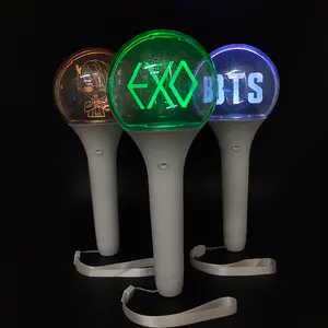 App Controle K-Pop Light Stick Oem Odm Kleurrijke Acryl Glow Led Knipperende Stick Met Aangepast Logo Voor Feestcadeau