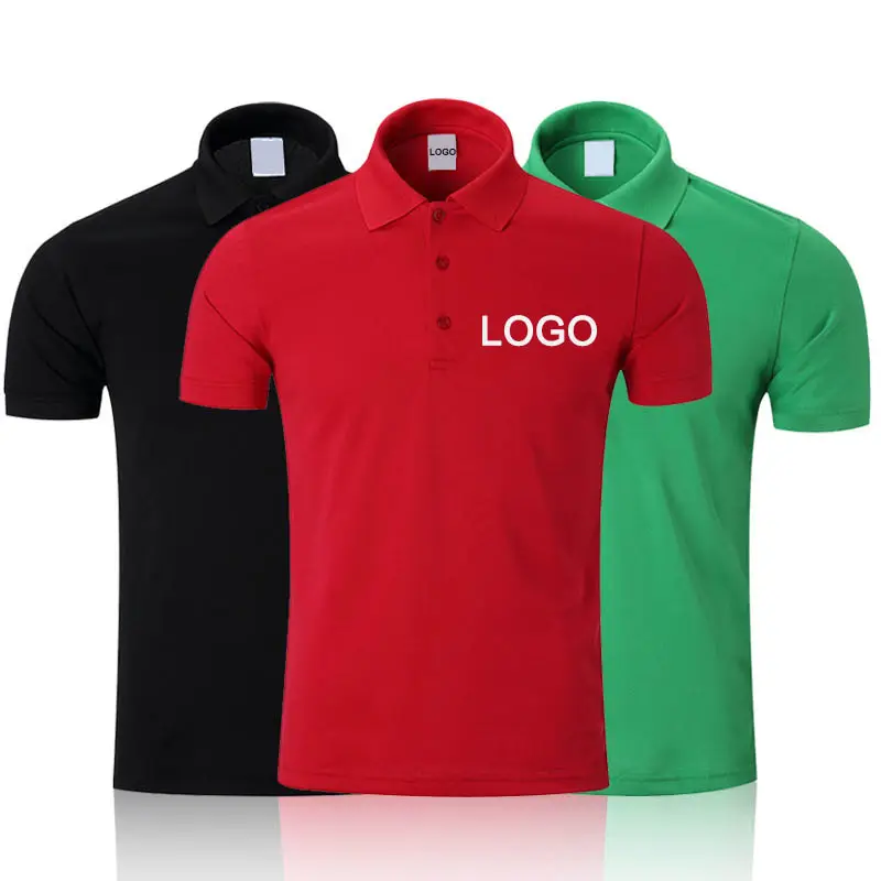 Logo personalizzato moda vuoto 100% cotone polo all'ingrosso pianura camisa golf t-shirt da uomo nella taglia S M L XL 2XL 3XL 4XL 5XL 6XL