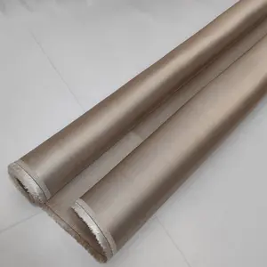 Heat-resistant golden Conductive Flexible silica-gold fiberglass cloth