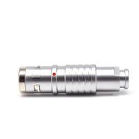 Connecteur circulaire à 6 broches de la série K à montage sur panneau, à verrouillage rapide, homologué 2A pour applications LED, disponible en 4, 6, 14 et 16 broches