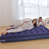 Lit d'air de maternité gonflable léger et portable avec pompe intégrée Chaise de canapé-lit gonflable pliable pour le camping en plein air