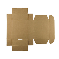 Venta caliente de papel Kraft corrugado envío Comercio electrónico caja de embalaje caja de correo personalizada para productos de belleza