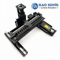 Module linéaire robotisé à portique XYZ à trois axes personnalisable série Gaogong GGK, cadre en aluminium, vis à billes, pour préhension et placement haute vitesse