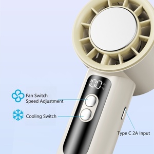<span class=keywords><strong>Meilleur</strong></span> cadeau d'été <span class=keywords><strong>Ventilateur</strong></span> de refroidissement à <span class=keywords><strong>air</strong></span> super <span class=keywords><strong>froid</strong></span> à 100 vitesses Mini <span class=keywords><strong>ventilateur</strong></span> de refroidissement pratique avec affichage LED - Product Image 3
