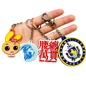 High Quality Keychains <b>Key</b> Ring 3D 2D Rubber <b>Custom</b> Soft Pvc Keychain Unique Products - Product Image 2