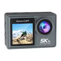NKIWI Personnalisé Marque 5K Action Sports Caméra Étanche Moto Vélo Vlogging 4K 1080p CMOS pour Capture Vidéo