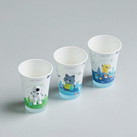 Gobelet en papier à double paroi de 24 oz personnalisé pour bubble tea, compatible café chaud, avec compartiment surprise et jouet intégré au fond (Blind Box)