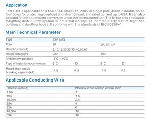 MCB 4P 6A 10A 16A 20A 25A 32A 40A 50A 63A 230V/400V 미니 회로 차단기 4.5KA 소형 회로 차단기 - Product Image 5