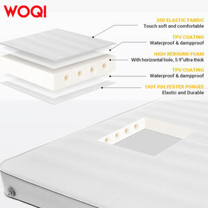 Colchoneta de Camping WOQI de 78x30 Pulgadas, Colchoneta Autoinflable de Espuma para Dormir, Colchoneta Portátil para Senderismo al Aire Libre para 1 Persona - Product Image 2