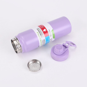 Botella de Agua Aislada al Vacío de Acero Inoxidable, Termo de Boca Ancha, Vaso Portátil para Viajes, Oficina y Actividades al Aire Libre - Product Image 5