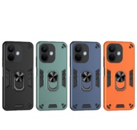 Étui de téléphone hybride PC TPU pour Redmi Note 17 Pro 5G/Note 17 5G avec support magnétique