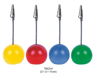 Fournitures de bureau Mignon support de pince mémo en résine acrylique base pomme - Product Image 6