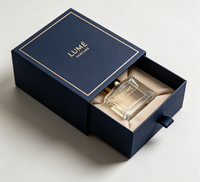 Caja de Regalo de Perfume de Lujo con Cajón, Logotipo Personalizado, Papel Mate, Caja Deslizante, Empaque de Alta Gama para Fragancias y Cosméticos para Bodas