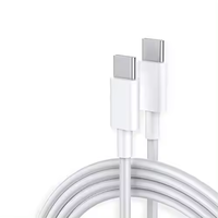 Câble de Données et de Charge Rapide USB-C vers USB-C 1M 2M à Haute Vitesse pour iPhone 15 Max Pro Ultra, avec Boîte
