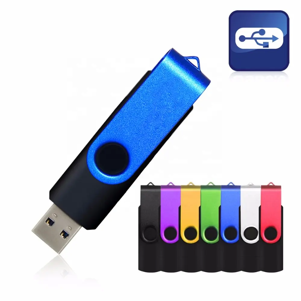 16 기가바이트 USB OTG Dual Port Memory Stick Swivel Flash Drive