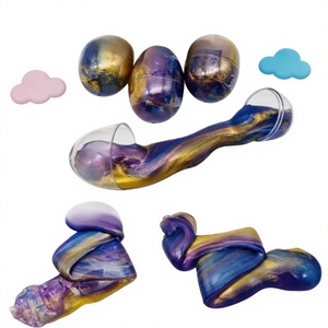 Kit para Hacer Slime - Slime Esponjoso Tipo Nube y Slime Transparente Cristalino, 12 Colores, Marca Privada - Product Image 1
