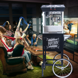 Máquina Comercial de Palomitas de Maíz, Olla de 8 Onzas, Produce hasta 60 Tazas, Carrito de Palomitas de Maíz Estilo Vintage - Product Image 4