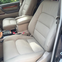 Housse de siège de voiture en cuir premium pour Prado, anti-poussière, confortable, ensemble complet, design sport luxe, 4 saisons