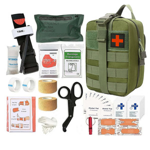 Trousse de premiers secours personnalisée Firstime, trousse de premiers secours en nylon, trousse tactique IFAK pour la survie en milieu sauvage - Product Image 6