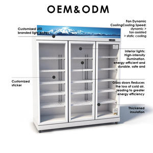 Réfrigérateur à vin <span class=keywords><strong>professionnel</strong></span> X-MING, porte en verre en acier inoxydable, réfrigérateur vertical, refroidissement par air, <span class=keywords><strong>bar</strong></span> commercial - Product Image 2