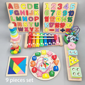 Tùy chỉnh gỗ Montessori Đồ chơi giáo dục học tập mầm non đào tạo bé vật liệu bằng gỗ cảm giác trò chơi hoặc hỗ trợ giảng dạy trẻ em CE - Product Image 4