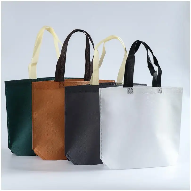 Sacs à provisions réutilisables sacs de tela personnalisables pour filles sacs à main d'emballage avec logo imprimé personnalisé non tissé machine kit de sacs de bricolage