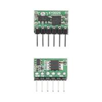 Nouveau KY002S 3V-24V 5A Module de commutateur à bascule bistable à bouton unique 5000mA Relais LED Composants électroniques