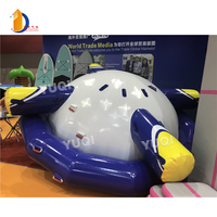 Juguete flotador de lago para niños, Spinner giratorio inflable, juegos de giroscopio acuático