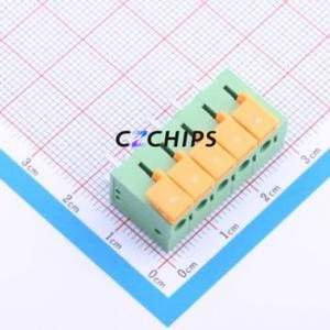 WJ142V-5.08-5P Spring Terminal Block Through hole Component (THT),P=5.08mm Connector 5.08mm 5P 5 10A - Product Image 1