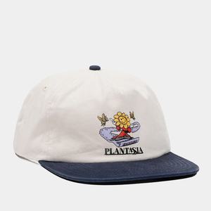 OEM Custom Logo 5 Panel Unstructured Cotton Screen Printing <b>Snapback</b> <b>Cap</b> Flat Brim Contrast Color Hat With Metal Buckle - Product Image 4