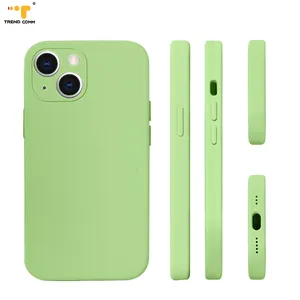 High Quality Classical Silicone Rubber Coating Protective Smart Mobile Case For iPhone 13 Pro Max Phone