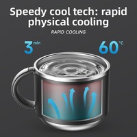 Bouteille isotherme en acier inoxydable 316 de grande capacité, à l'aspect élégant, avec séparation thé/eau, idéale comme cadeau