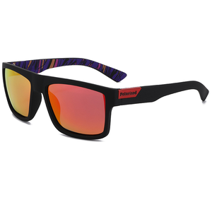 משקפי שמש ספורט משקפי שמש רכיבה על אופניים מגלי חול מרובעים ססגוניות מרובעת רוח 400 משקפי שמש לגברים ולנשים oem odm - Product Image 4