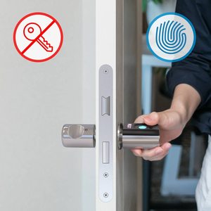 <span class=keywords><strong>WELOCK</strong></span> Easy Diy Installieren Sie das Smart Cylinder Türschloss Mini Fingerprint Zylinders chloss mit Wifi-Karte für Holztüren Euro Profils chloss - Product Image 3
