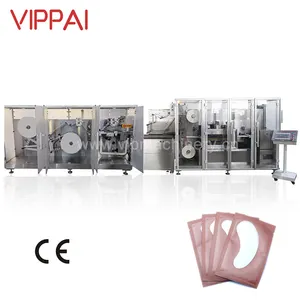 VIPPAI Full Auto Four Side Sealing Under Eye Patches Pad Making and Packing Machine