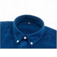 M-5XL Homme Nouvelle Mode Hauts Vêtements en Velours Côtelé Couleur Unie Manches Longues pour Chemise Polo à Col Revers Boutonnée Anti-Plis Automne Décontracté