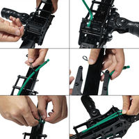 Slingshot de chasse et de pêche professionnel en métal robuste personnalisé, catapulte WUSAN Shining Dragon Silver