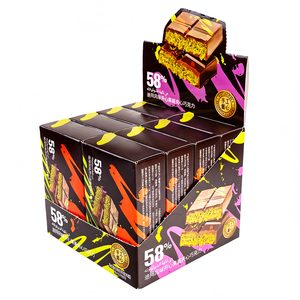 OEM/ODM Chocolate de Dubái con Relleno de Pistacho 70g 200g Barra de Chocolate Negro 120g Bombona de Chocolate con Trufas - Product Image 6