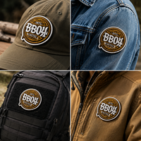 Patchs brodés personnalisés 3D à coudre ou thermocollants pour vêtements, badges brodés, lettres, logos brodés pour vêtements et chapeaux