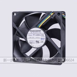 ฟ็อกซ์คอน Pva080g12q 80x80x25 มม. ดีซี 12v 0.65a พัดลมซีพียู 4 พินสำหรับเคสคอมพิวเตอร์เดสก์ท็อป - Product Image 2