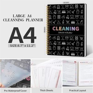 Agenda riutilizzabile per la pulizia domestica e elenco di controllo annuale con tracciamento degli obiettivi giornalieri per <span class=keywords><strong>adulti</strong></span> con <span class=keywords><strong>ADHD</strong></span> - Product Image 4